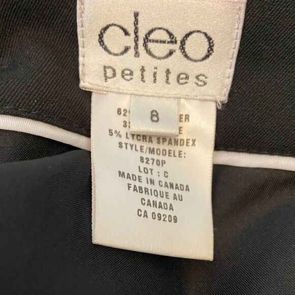 CLEO Petites Black High Waist Pencil Skirt 8P - Picture 4 of 8